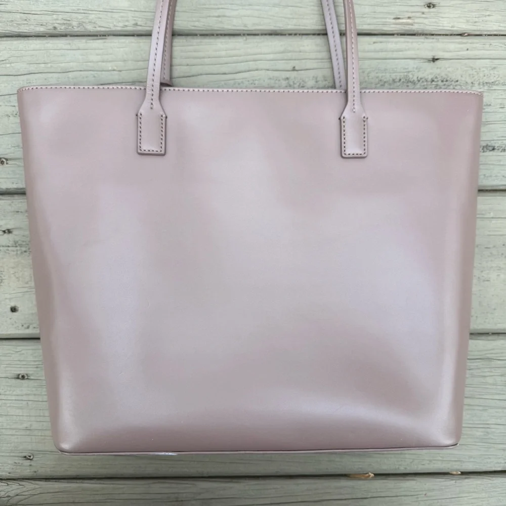Kate Spade New York Kearny Street Grecia Tote Bag Purse in Taupe Leather